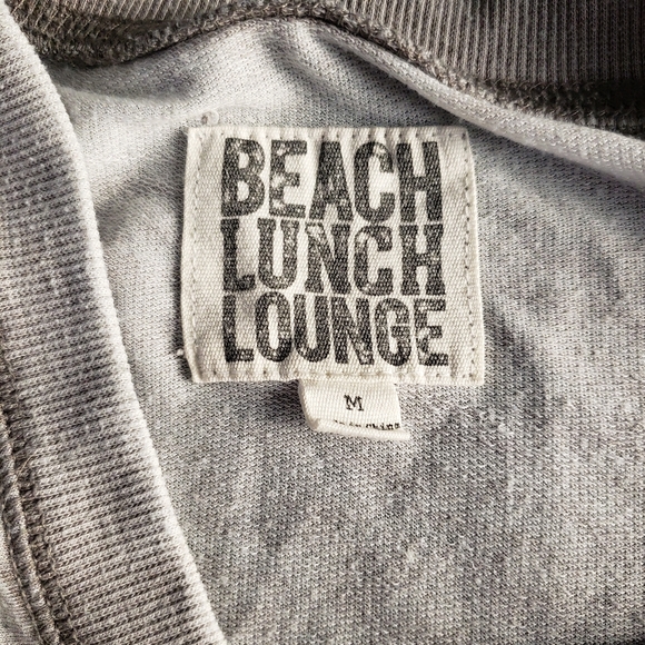 Beach Lunch Lounge Crewneck Sweatshirt Medium - Picture 3 of 5
